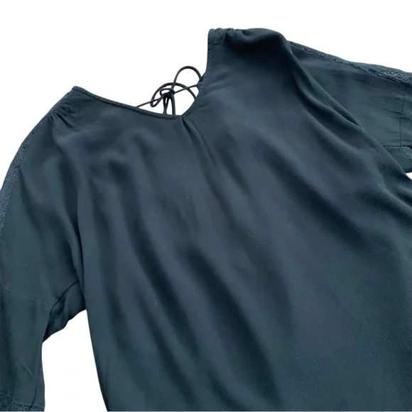 Daily Look Long Sleeve Black Lace Shirt - Picture 2 of 10